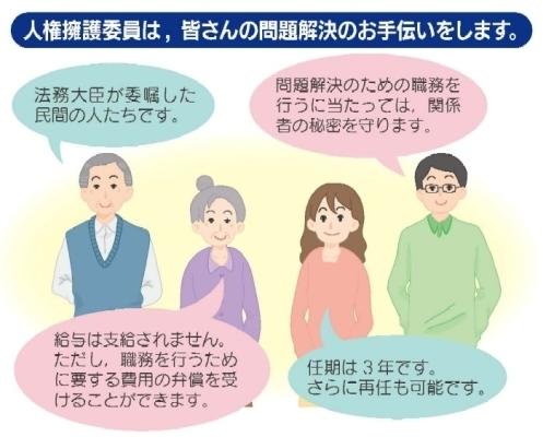 人権擁護委員イラスト