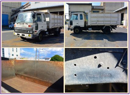 4トンダンプ（白）不燃