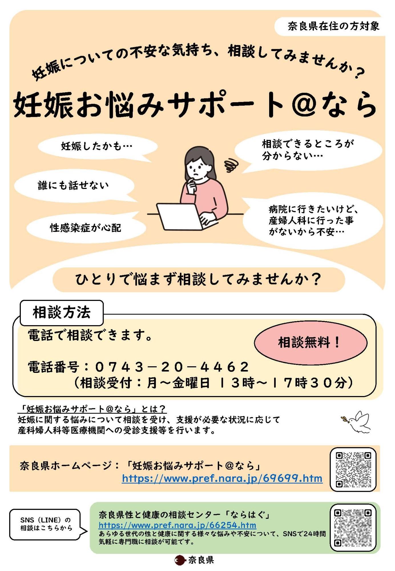 妊娠お悩みサポート＠なら
